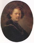 Rembrandt, Self Portrait Bareheaded (mk05)